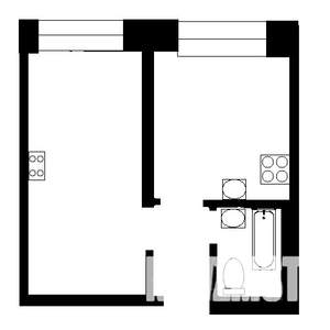 1-к квартира, вторичка, 34м2, 3/3 этаж