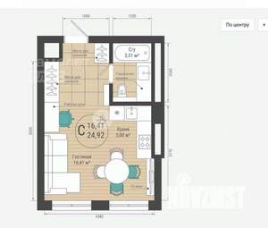 Студия квартира, вторичка, 25м2, 5/27 этаж