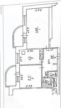 2-к квартира, вторичка, 52м2, 7/20 этаж