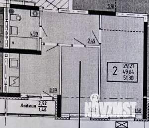 2-к квартира, вторичка, 51м2, 12/18 этаж