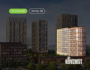 3-к квартира, вторичка, 76м2, 3/15 этаж