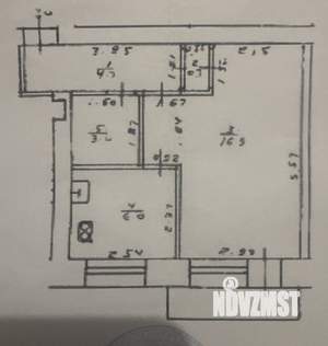 1-к квартира, вторичка, 31м2, 5/5 этаж