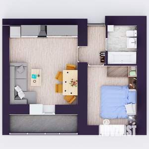 1-к квартира, вторичка, 32м2, 9/20 этаж