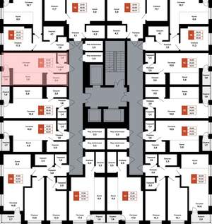Студия квартира, вторичка, 30м2, 17/25 этаж