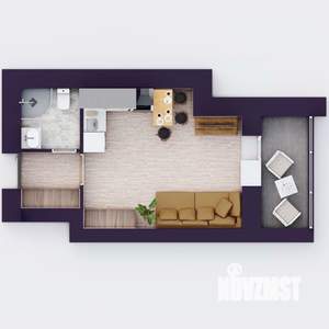 Студия квартира, вторичка, 24м2, 4/20 этаж