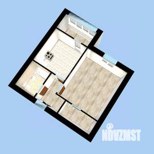 1-к квартира, вторичка, 41м2, 6/10 этаж