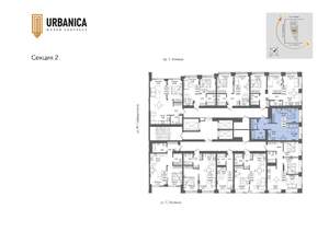 2-к квартира, вторичка, 50м2, 20/32 этаж