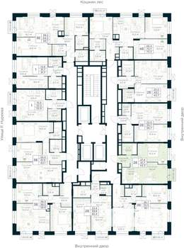 1-к квартира, вторичка, 42м2, 12/30 этаж