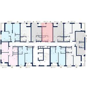 1-к квартира, вторичка, 25м2, 4/22 этаж