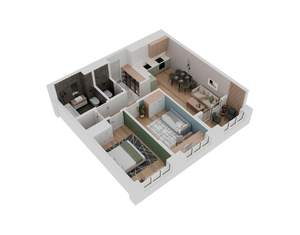 2-к квартира, вторичка, 62м2, 23/24 этаж