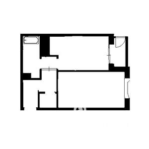 1-к квартира, вторичка, 44м2, 2/25 этаж