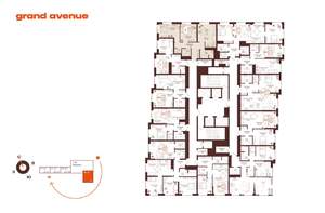 2-к квартира, вторичка, 67м2, 30/32 этаж