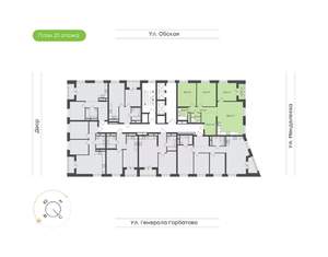 3-к квартира, вторичка, 101м2, 21/25 этаж