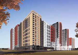 3-к квартира, строящийся дом, 83м2, 9/21 этаж