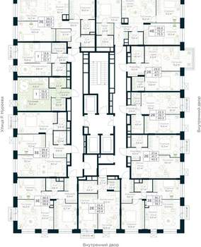 Студия квартира, вторичка, 32м2, 17/30 этаж