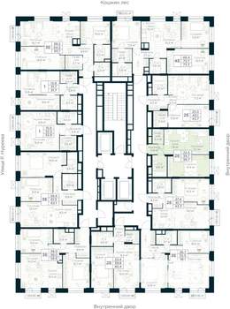 1-к квартира, вторичка, 40м2, 11/30 этаж