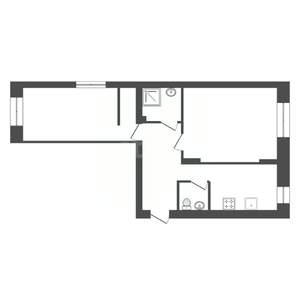 2-к квартира, вторичка, 57м2, 6/9 этаж