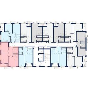 3-к квартира, вторичка, 45м2, 13/22 этаж