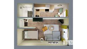1-к квартира, вторичка, 36м2, 5/5 этаж