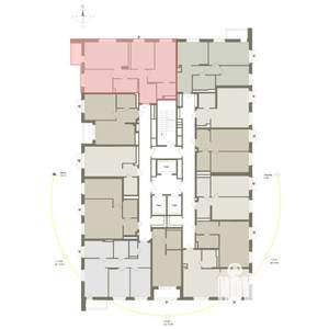 3-к квартира, вторичка, 82м2, 3/25 этаж