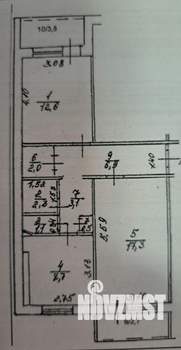 2-к квартира, вторичка, 55м2, 2/9 этаж