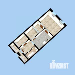 2-к квартира, вторичка, 40м2, 1/2 этаж