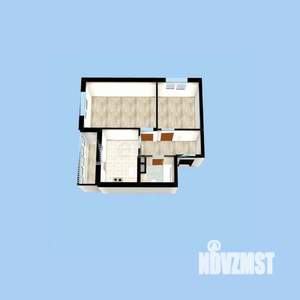2-к квартира, вторичка, 45м2, 4/18 этаж