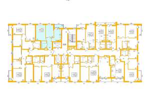 2-к квартира, строящийся дом, 45м2, 15/27 этаж