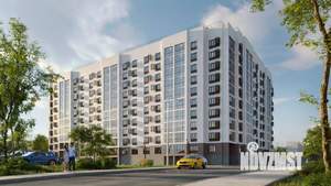 2-к квартира, строящийся дом, 49м2, 1/17 этаж
