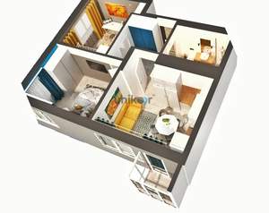 2-к квартира, вторичка, 48м2, 3/26 этаж