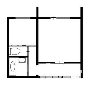 1-к квартира, вторичка, 36м2, 7/9 этаж