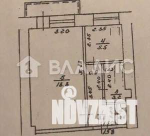 1-к квартира, вторичка, 32м2, 9/10 этаж