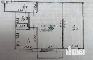 2-к квартира, вторичка, 46м2, 4/5 этаж
