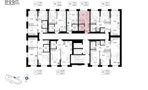 1-к квартира, вторичка, 23м2, 6/13 этаж