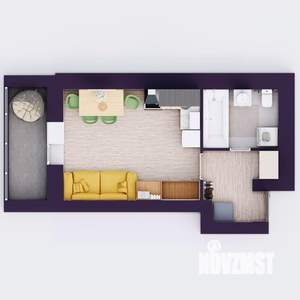 Студия квартира, вторичка, 28м2, 17/20 этаж