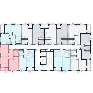 3-к квартира, вторичка, 45м2, 18/22 этаж