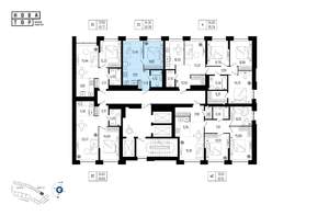 2-к квартира, вторичка, 38м2, 23/25 этаж