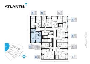 2-к квартира, вторичка, 53м2, 8/32 этаж