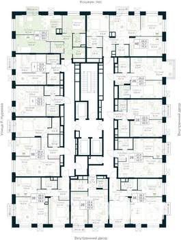 2-к квартира, строящийся дом, 65м2, 15/30 этаж