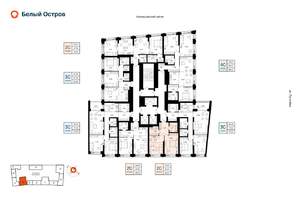 2-к квартира, вторичка, 42м2, 7/23 этаж