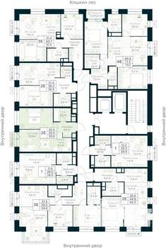 1-к квартира, вторичка, 40м2, 13/15 этаж
