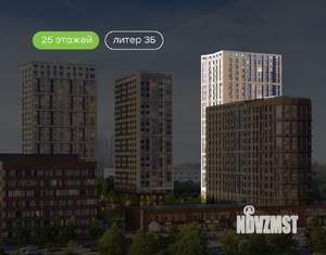 3-к квартира, вторичка, 101м2, 12/25 этаж