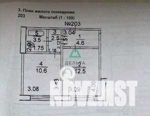 2-к квартира, вторичка, 34м2, 2/9 этаж