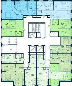 1-к квартира, вторичка, 35м2, 1/24 этаж