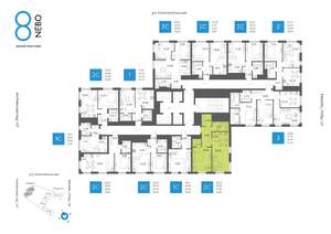 2-к квартира, вторичка, 57м2, 13/32 этаж