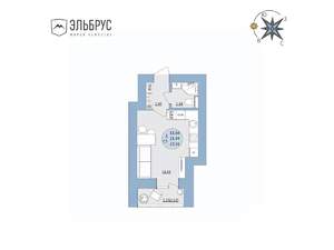 Студия квартира, вторичка, 24м2, 14/20 этаж