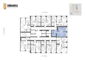 2-к квартира, вторичка, 50м2, 18/32 этаж