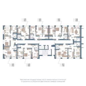 2-к квартира, вторичка, 62м2, 14/14 этаж