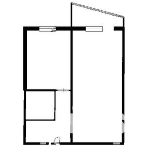 1-к квартира, вторичка, 30м2, 7/9 этаж