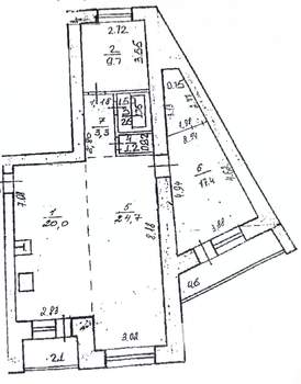 3-к квартира, вторичка, 82м2, 1/10 этаж